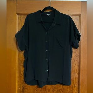 Madewell Drapey Button Down Too, size L